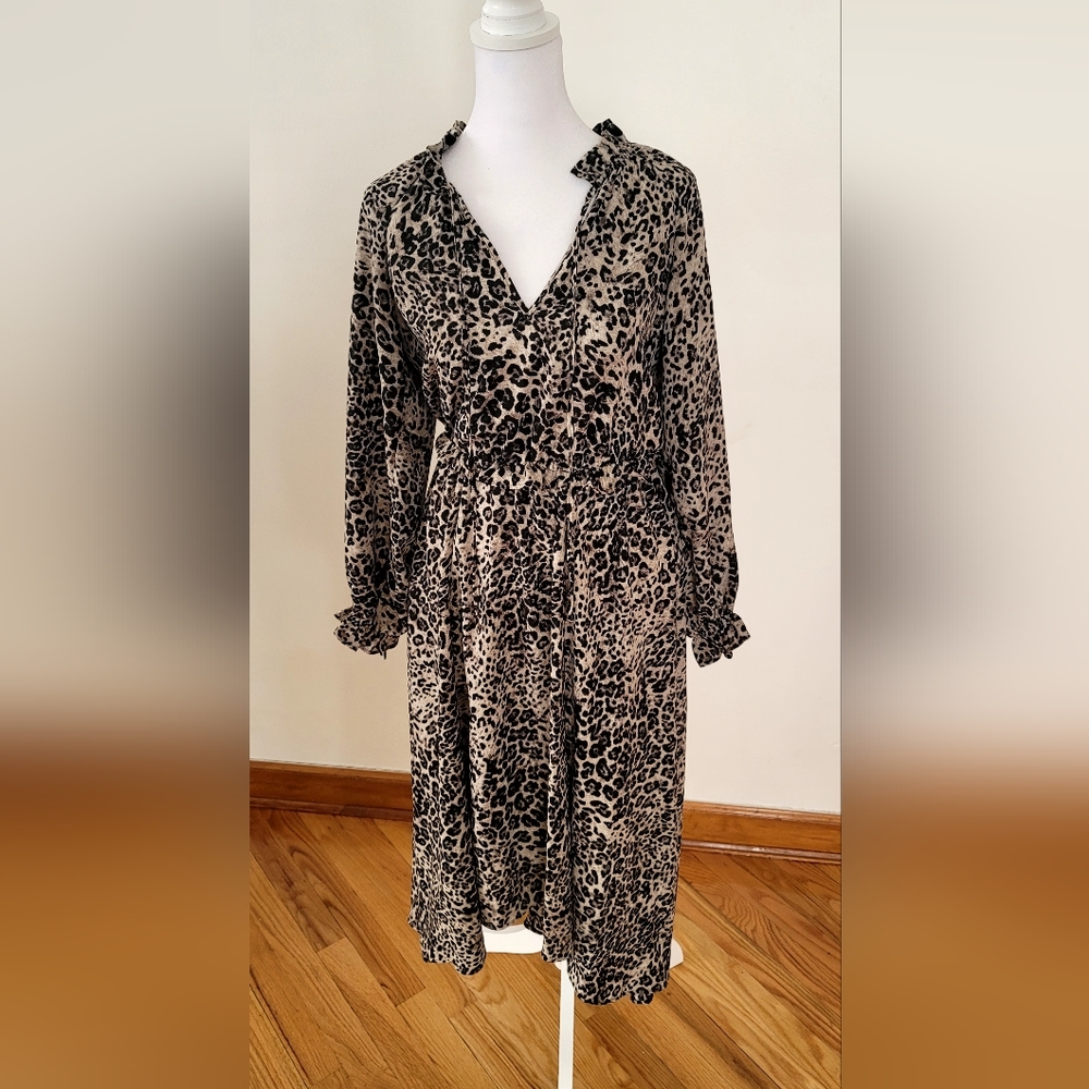 Banana Republic Leopard Print Dress